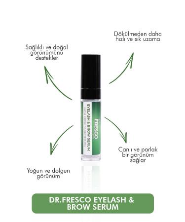 Dr Fresco Argan Oil Nourishing Lengthening Strengthening Effective Eyebrow and Eyelash Serum 7 ML