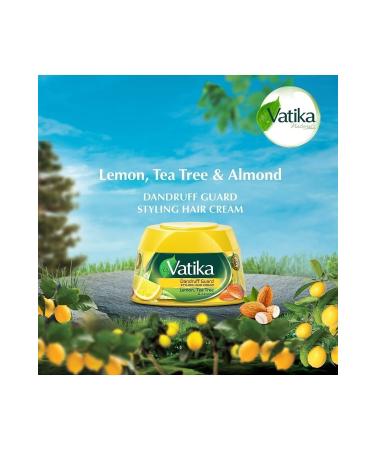 Vatika COPY - Naturals Anti-Dandruff Styling Hair Cream | Lemon Tea Tree & Almond - 140 Ml - Buy Online on GoSupps.com