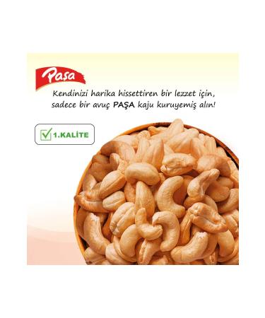 Pasha Nuts Processed Cashew Nuts Tin Box 150 gr X 8 Pieces (Total 1200 gr) - Buy Online on GoSupps.com