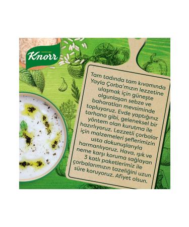 Knorr Yayla Soup 72 gr X 12 Pieces - Buy Online on GoSupps.com