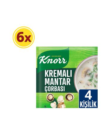 Knorr Cream of Mushroom Soup 63 gr X 6 Pieces