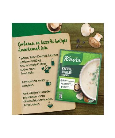Knorr Cream of Mushroom Soup 63 gr X 6 Pieces - Buy Online on GoSupps.com