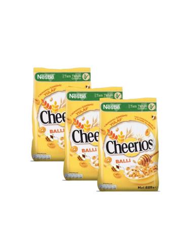 Nestle CHEERIOUS WHOLE GRAIN HONEY CEREAL 225 GR X 3 PIECES