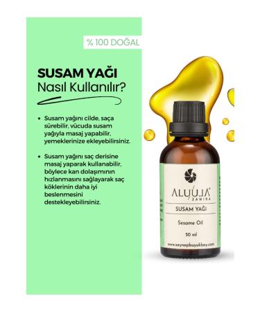 ALUULA Zawira Sesame Oil 50 Ml - Buy Online on GoSupps.com