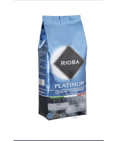 Rioba Espresso Platinum Arabica Bean Coffee 1 Kg - Buy Online on GoSupps.com