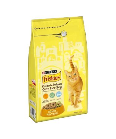 Friskies Adult Poultry Dry Food 1500 gr