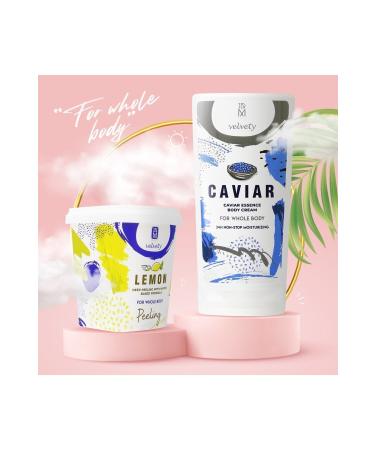IDM Velvety Lemon Peeling and Caviar Body Cream