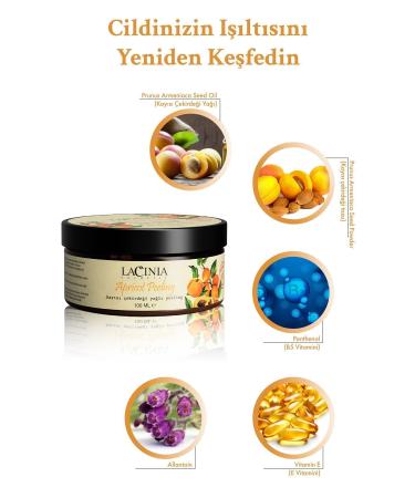 Lacinia Apricot Kernel Peeling 100ml - Buy Online on GoSupps.com