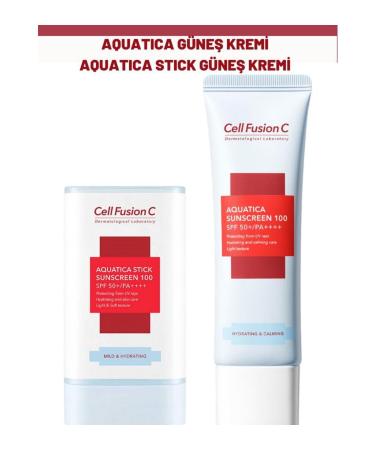 Cell Fusion C Aquatica Sunscreen and Aquatica Stick Sunscreen