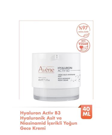 Avene Anti-Aging and Dark Spot Repair NIGHT CREAM 40 ML D.Center157