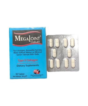 Mega Farma Joint Type II 30 Tablets