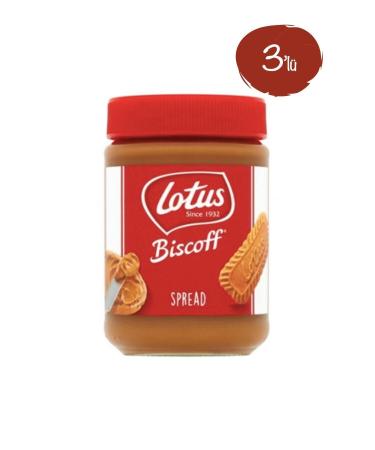 Lotus Biscoff Spreadable Caramelized Biscuit Paste 400 Gr. X 3