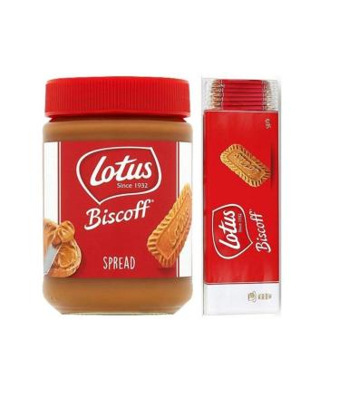 Lotus Biscoff Spreadable Biscuit Paste 400 Gr - Caramelized Biscuit 312.5 Gr
