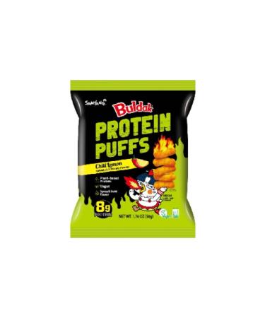 samyang Buldak Protein Puffs Chili Lemon Chips 50g