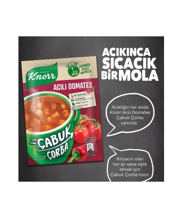 Knorr Spicy Tomato Quick Soup 22 gr X 24 Pcs - Buy Online on GoSupps.com