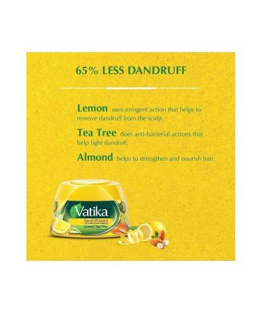Vatika COPY - Naturals Anti-Dandruff Styling Hair Cream | Lemon Tea Tree & Almond - 140 Ml - Buy Online on GoSupps.com
