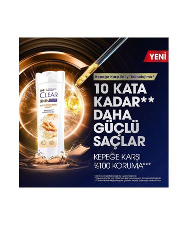 Clear Women Anti-Dandruff Shampoo Against Hair Loss 350 ml X3 - Buy Online on GoSupps.com