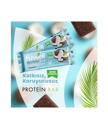 Fuwell Protein Bar Coconut & Cocoa Snack 12x40g - Buy Online on GoSupps.com
