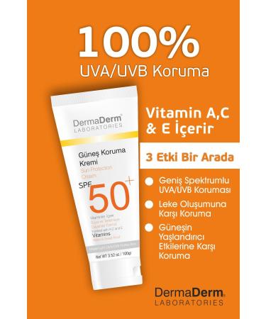 DermaDerm Dermatological Spf50+ Sun Cream 100 Ml - Buy Online on GoSupps.com