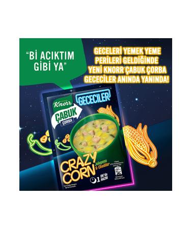 Knorr Instant Soup Night People Crazy Corn 18g X15 Pieces - Buy Online on GoSupps.com
