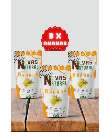 Nevas Natural Freeze Dried Advantageous 3 Pack Freeze Dried Pineapple 20gr
