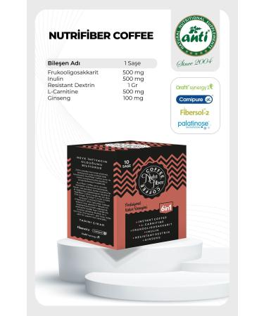 Nutrifiber Coffee Detox Coffee Chicory Coffee Inulin l-carnitine Prebiotic