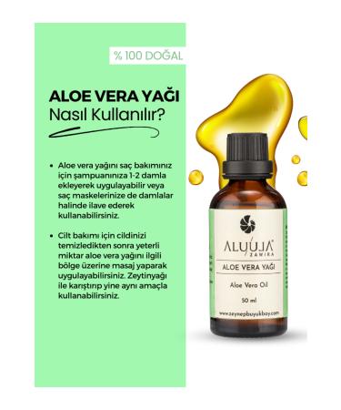 ALUULA Zawira Aloe Vera Oil 50 Ml - Buy Online on GoSupps.com