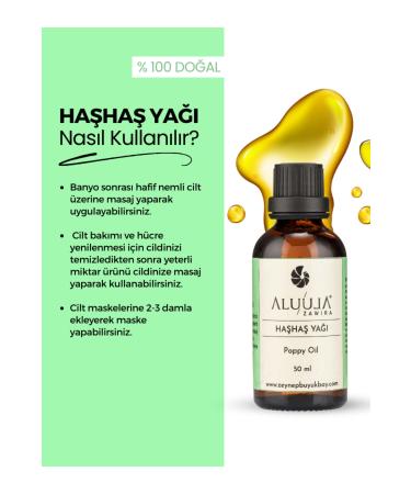 ALUULA Zawira Poppy Seed Oil 50 Ml - Buy Online on GoSupps.com