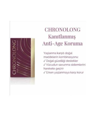 SIBERIAN WELNESS Chronolong / Food Supplement Containing Sodium Hyaluronate Soy Isoflavones and Vitamin D - Buy Online on GoSupps.com