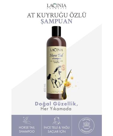 Lacinia Horse Tail Horse Tail Essence Shampoo 400ml - Buy Online on GoSupps.com