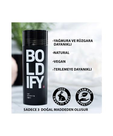 Boldify Hair Building Fibers Topical Powder Black 28gr-hair Building Fibers - Buy Online on GoSupps.com