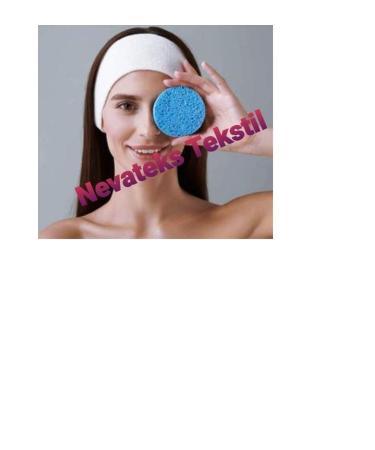 Nevateks Textile Make Up Hair Band with Velcro White Cosmetics Hairdresser Sports Spa - Buy Online on GoSupps.com