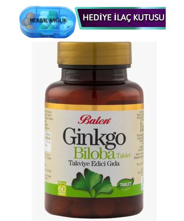 Balen Ginkgo Biloba Tablet Supplementary Food 600 Mg 60 Pieces