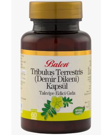 Balen Tribulus Terrestris-Iron Thorn Extract 60 Capsules 620 Mg - Buy Online on GoSupps.com
