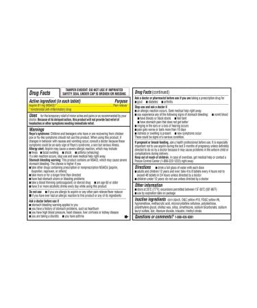 K rkland Signature Low Dose Aspirin 81 Mg 365 Tablets - Buy Online on GoSupps.com