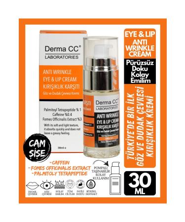 Derma CC LABORATORIES Eye and Lip Contour Wrinkle Cream 30ml + Pore Tightening Tonic 150ml - Buy Online on GoSupps.com