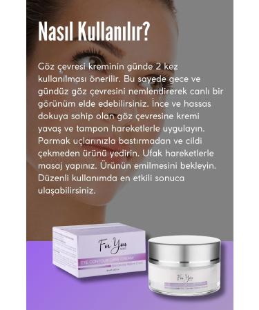 For You Gold Anti-Bag Dark Circle & Dark Circle Intensive Moisturizing Under Eye Care Cream - Buy Online on GoSupps.com