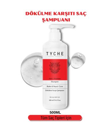 TYCHE LUXURY BEAUTY Biotin Anti-Hairloss Shampoo Biotin & Repair Care 500ml - Buy Online on GoSupps.com