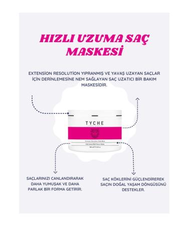 TYCHE LUXURY BEAUTY Fast Growth Effective Repair Hair Mask Extension Resolution Hair Mask 350ml - Buy Online on GoSupps.com