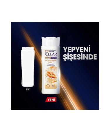 Clear Women Anti-Dandruff Shampoo Against Hair Loss 350 ml X3 - Buy Online on GoSupps.com