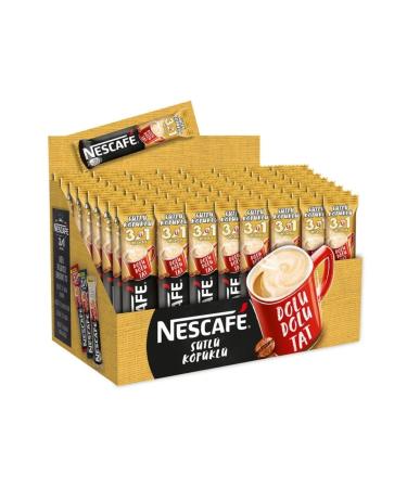 Nescafe 3 in 1 Milky Foam Coffee 17.5gr 72 Pack