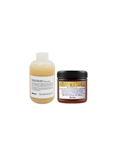 Davines NOUNOU SHAMPOO / NOURISHING HAIR CONDITIONER Neslibeauty