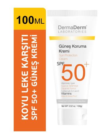 DermaDerm Sun Cream Spf 50 100gr - Buy Online on GoSupps.com