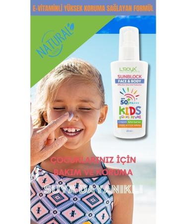 L'roux health & beauty Little Ones' Sensitive Skin Safe in the Sun: High Protection Children's Sun Cream Spf 50 (125ML) - Buy Online on GoSupps.com