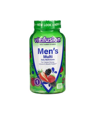 Life Vitafusion Men's Multi Daily Multivitamin Natural Berry 150 Gummies