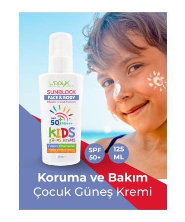 L'roux health & beauty Little Ones' Sensitive Skin Safe in the Sun: High Protection Children's Sun Cream Spf 50 (125ML) - Buy Online on GoSupps.com