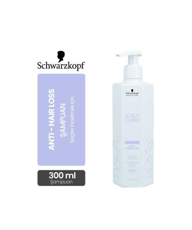 Schwarzkopf Professional ANTI-HAIR LOSS SCALP CLINIX AGAINST 300 ML SHAMPOO - Buy Online on GoSupps.com