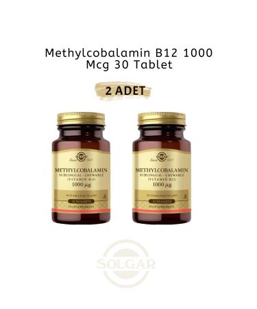 Solgar Methylcobalamin B12 1000 Mcg 30 Tablets (2PCS) -&- Facial Cleansing Gel 1 PCS 100 ML /set1103