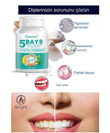 Alright New Generation Teeth Whitening Powder Active Carbon 50Gr Teeth Whitening and Polishing (teeth cleaning)