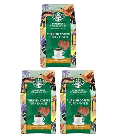 Starbucks Design Veranda Blend Turkish Coffee 100 Gr X 3 Pieces New Model 985448